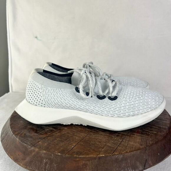 ALLBIRDS Tree Dasher 2 Womens Size W10 Blizzard Black White Knit Running Shoe - Picture 4 of 11